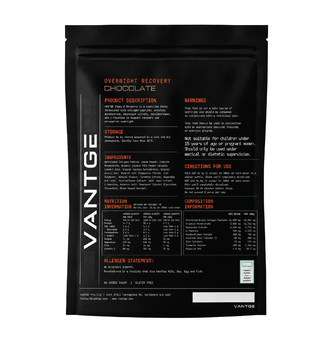 VANTGE Sleep & Recovery